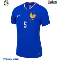 Camisa de Futebol França Jules Kounde #5 Equipamento Principal Europeu 2024 Manga Curta